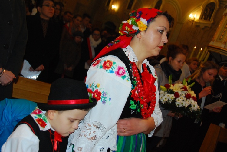 Powitanie ikony MB Częstochowskiej w Kiernozi