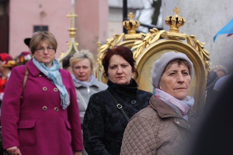 Powitanie ikony MB Częstochowskiej w Kiernozi