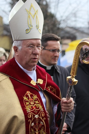 Powitanie ikony MB Częstochowskiej w Kiernozi