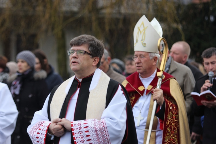 Powitanie ikony MB Częstochowskiej w Kiernozi