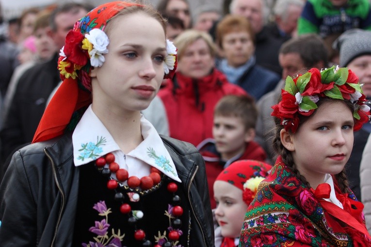 Powitanie ikony MB Częstochowskiej w Kiernozi