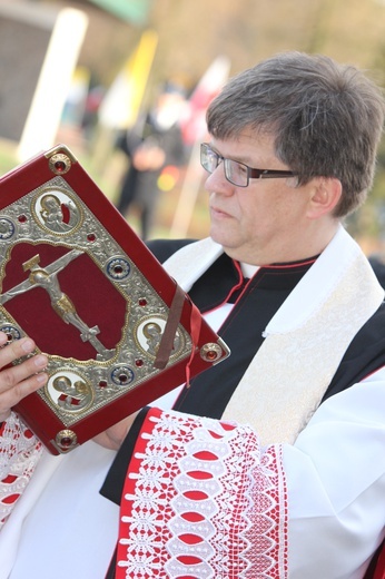 Powitanie ikony MB Częstochowskiej w Kiernozi