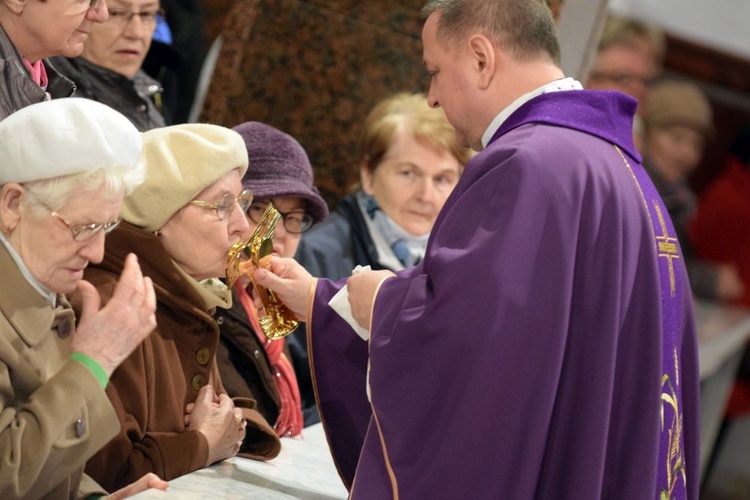 Przyjęcie relikwii franciszkańskich męczenników.