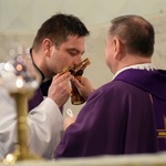 Przyjęcie relikwii franciszkańskich męczenników.