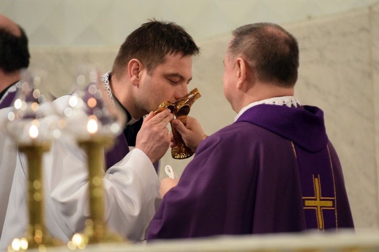 Przyjęcie relikwii franciszkańskich męczenników.