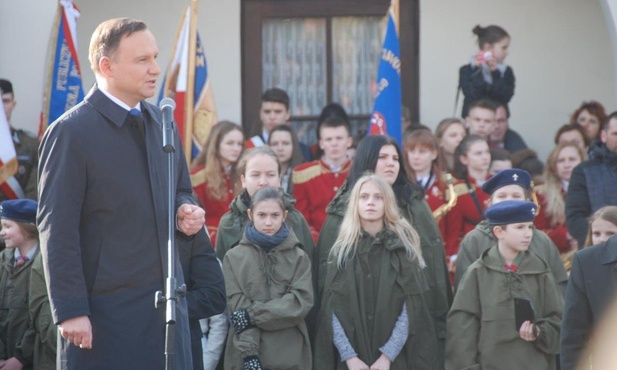 Prezydent Andrzej Duda w Staszowie 