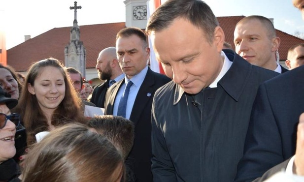 Prezydent Andrzej Duda w Staszowie 