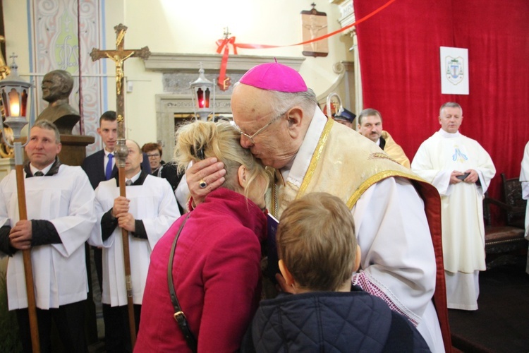 Powitanie ikony MB Częstochowskiej w Luszynie