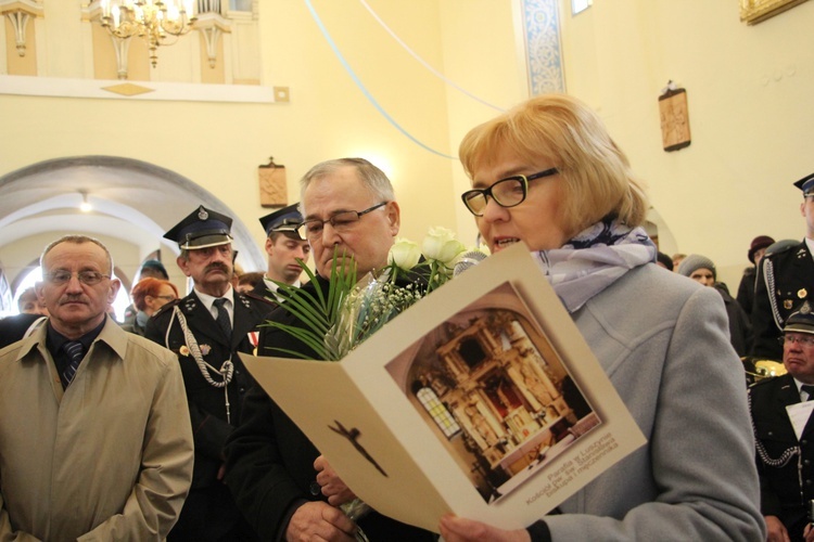 Powitanie ikony MB Częstochowskiej w Luszynie