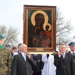 Powitanie ikony MB Częstochowskiej w Luszynie