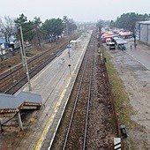 Na torach obok przystanku Stalowa Wola Centrum położył się 23-latek.