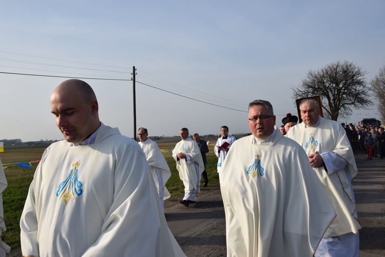 Powitanie ikony MB Częstochowskiej w Śleszynie