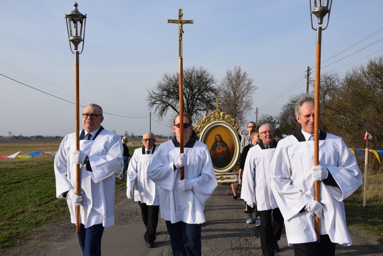 Powitanie ikony MB Częstochowskiej w Śleszynie