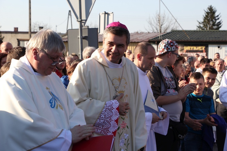 Powitanie ikony MB Częstochowskiej w Żychlinie