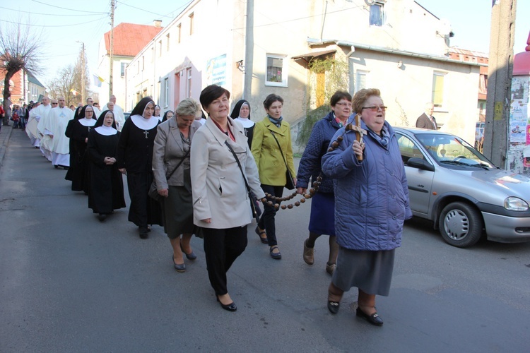 Powitanie ikony MB Częstochowskiej w Żychlinie