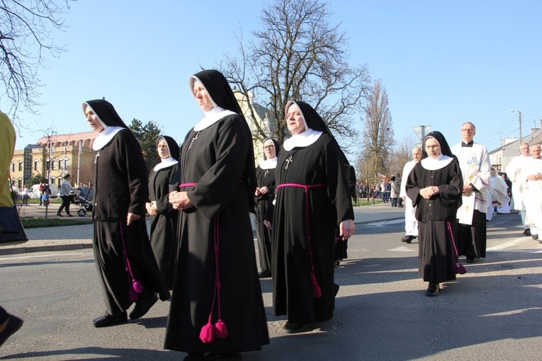 Powitanie ikony MB Częstochowskiej w Żychlinie
