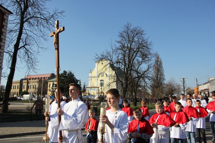 Powitanie ikony MB Częstochowskiej w Żychlinie