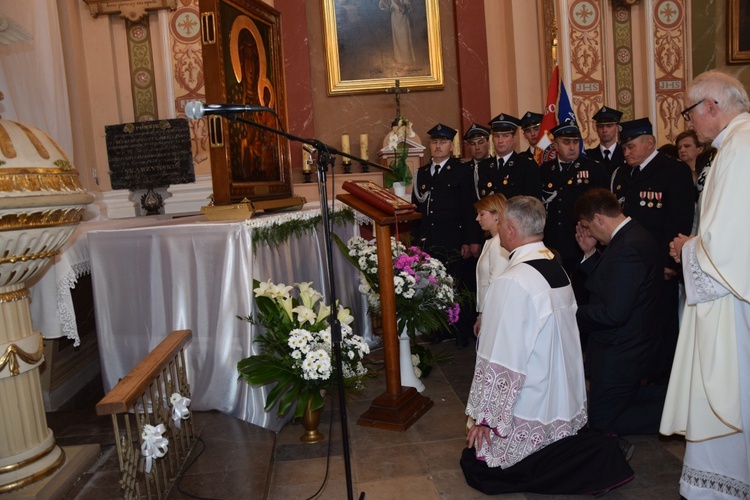 Powitanie ikony MB Częstochowskiej w Suserzu