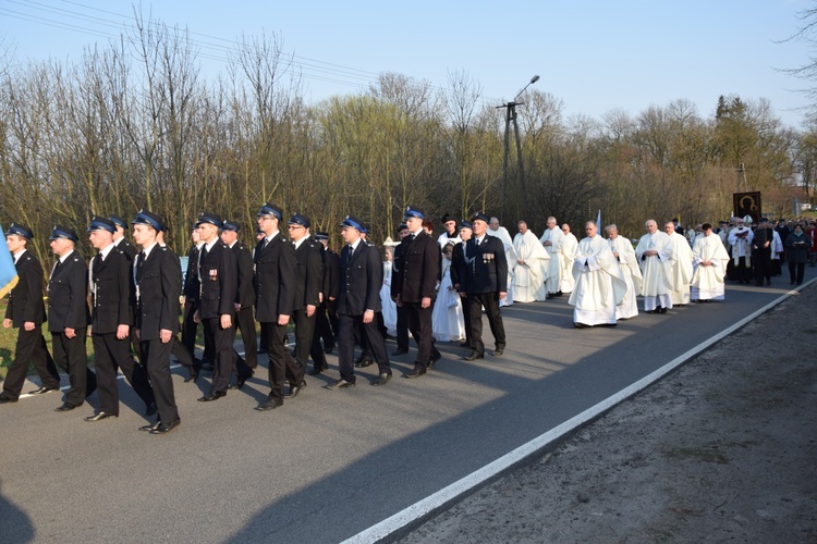 Powitanie ikony MB Częstochowskiej w Suserzu