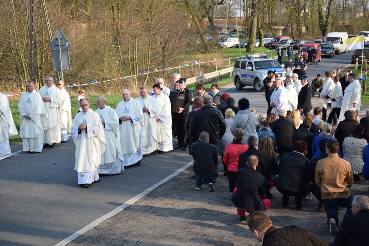 Powitanie ikony MB Częstochowskiej w Suserzu