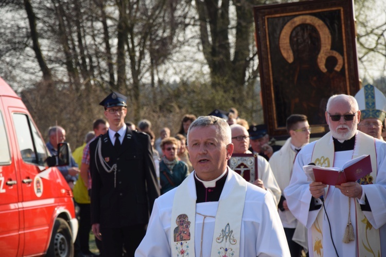 Powitanie ikony MB Częstochowskiej w Suserzu