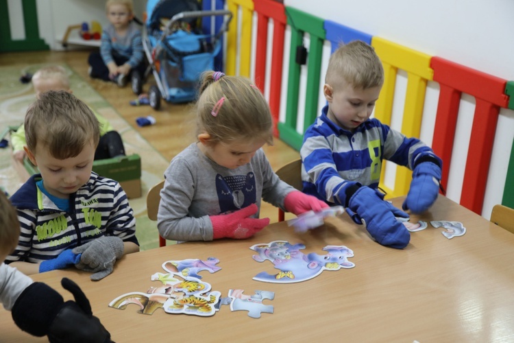 Dzień Osób z Zespołem Downa w przedszkolu Bajkowy Dworek w Chybiu