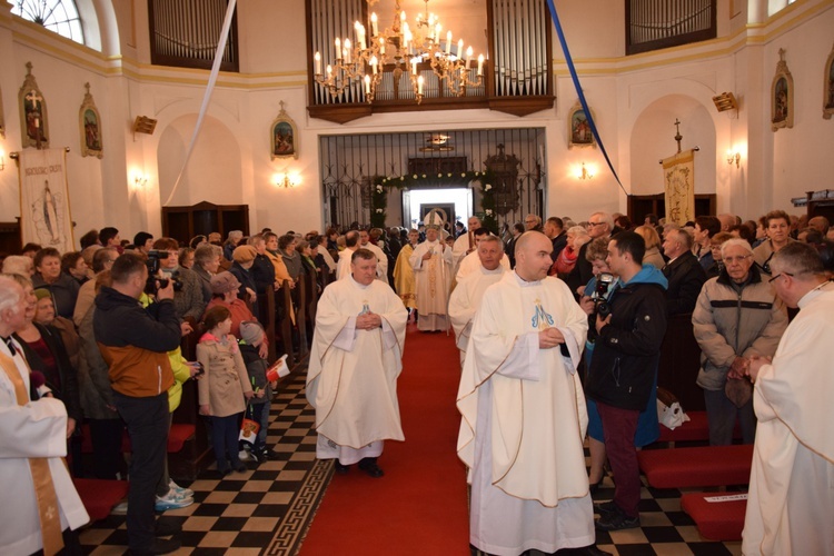 Powitanie ikony MB Częstochowskiej w Trębkach