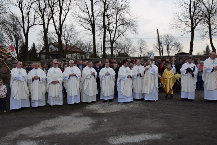 Powitanie ikony MB Częstochowskiej w Trębkach