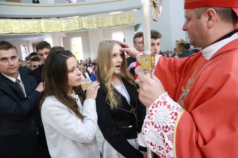 Bierzmowanie w Moszczenicy