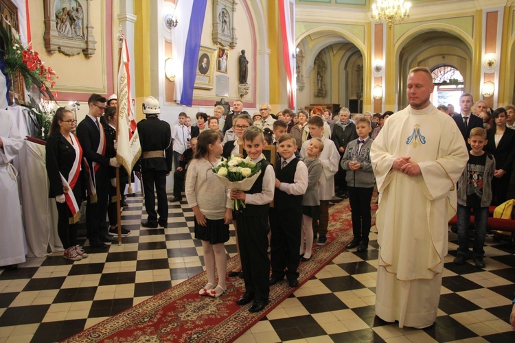 Powitanie ikony MB Częstochowskiej w Oporowie