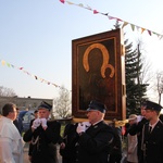 Powitanie ikony MB Częstochowskiej w Oporowie