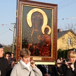 Powitanie ikony MB Częstochowskiej w Oporowie