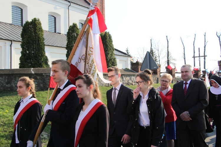 Powitanie ikony MB Częstochowskiej w Oporowie