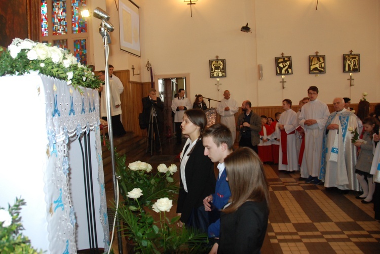 Powitanie ikony MB Częstochowskiej w Bedlnie