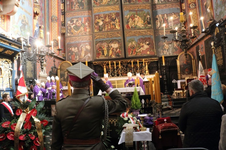 Pogrzeb ks. Stanisława Małysiaka - kościół Mariacki