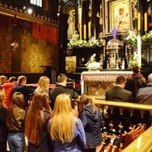 Pierwszy dzień pielgrzymki maturzystów 