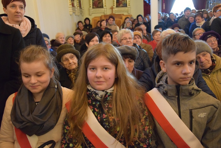 Powitanie ikony MB Częstochowskiej w Pleckiej Dąbrowie