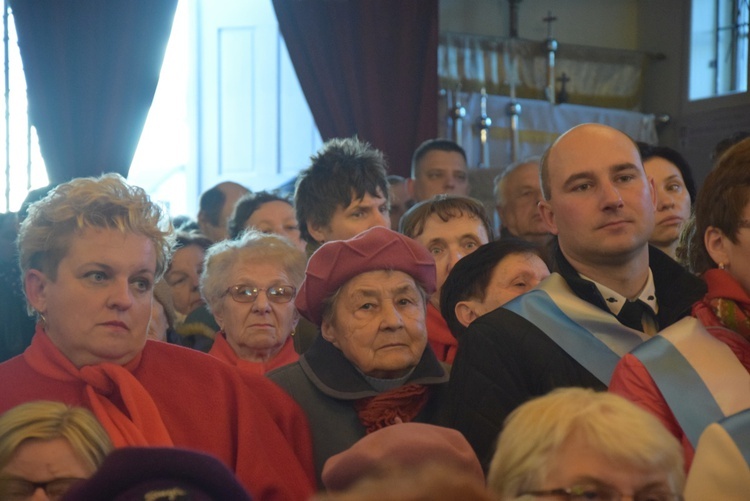 Powitanie ikony MB Częstochowskiej w Pleckiej Dąbrowie