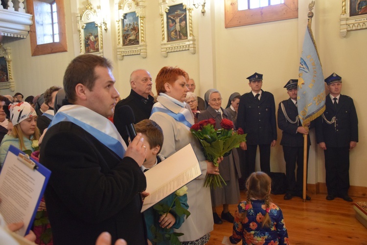 Powitanie ikony MB Częstochowskiej w Pleckiej Dąbrowie