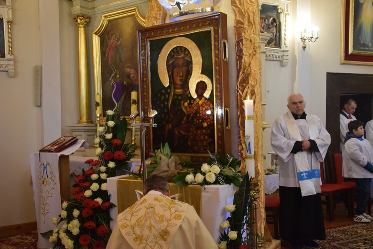 Powitanie ikony MB Częstochowskiej w Pleckiej Dąbrowie