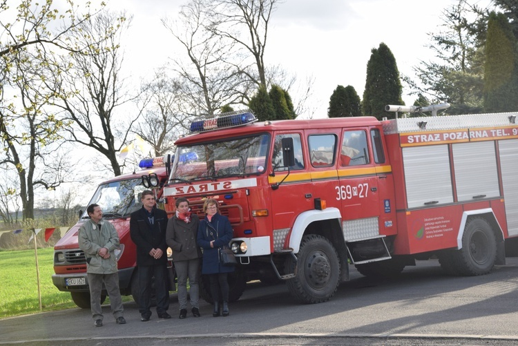 Powitanie ikony MB Częstochowskiej w Pleckiej Dąbrowie