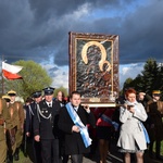 Powitanie ikony MB Częstochowskiej w Pleckiej Dąbrowie