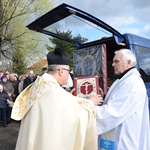 Powitanie ikony MB Częstochowskiej w Pleckiej Dąbrowie