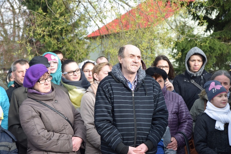 Powitanie ikony MB Częstochowskiej w Pleckiej Dąbrowie