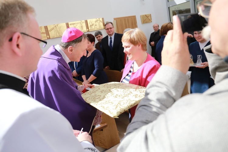 Poświęcenie kaplicy w Dąbrowie Tarnowskiej