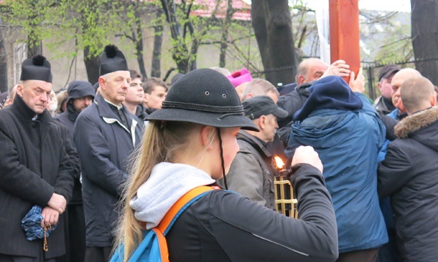 Krzyż na ulicach Bielska-Białej