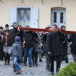 Krzyż na ulicach Bielska-Białej