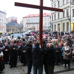 Krzyż na ulicach Bielska-Białej