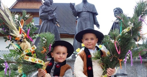 Gałązki palmowe prosto z Sycylii