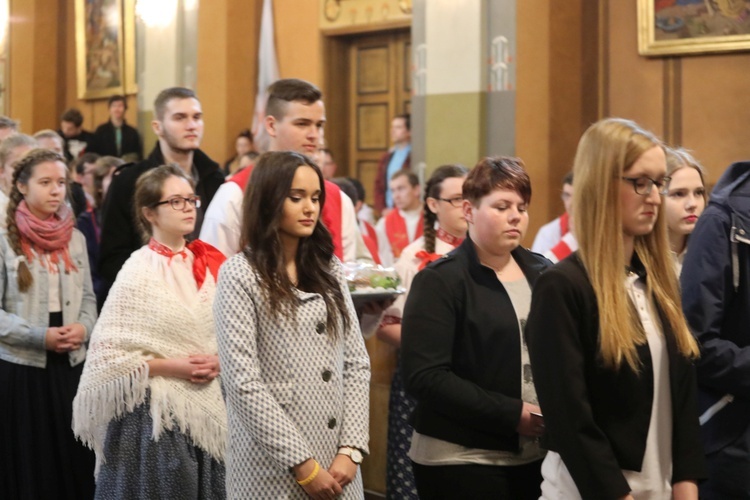 Niedziela Palmowa młodych w bielskiej katedrze - 2017